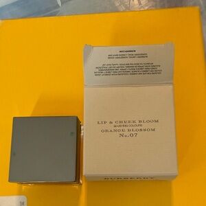 Burberry Lip & Cheek Bloom in Orange Blossom with Gray Lid